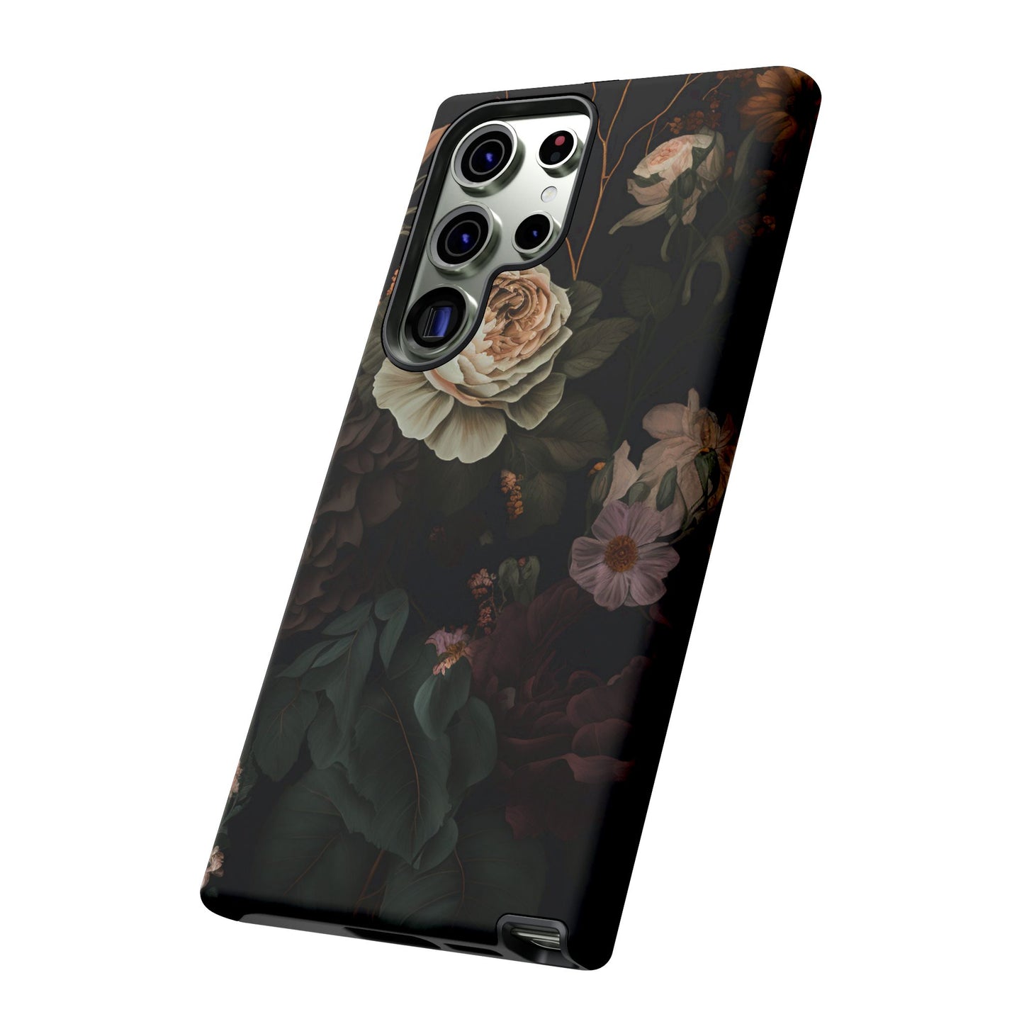 Floral Phone Case For iPhone And Samsung, Tough Cases, Flower Design, Stylish Protection, Gift for Her, Nature Lovers Accessory, Floral Gift