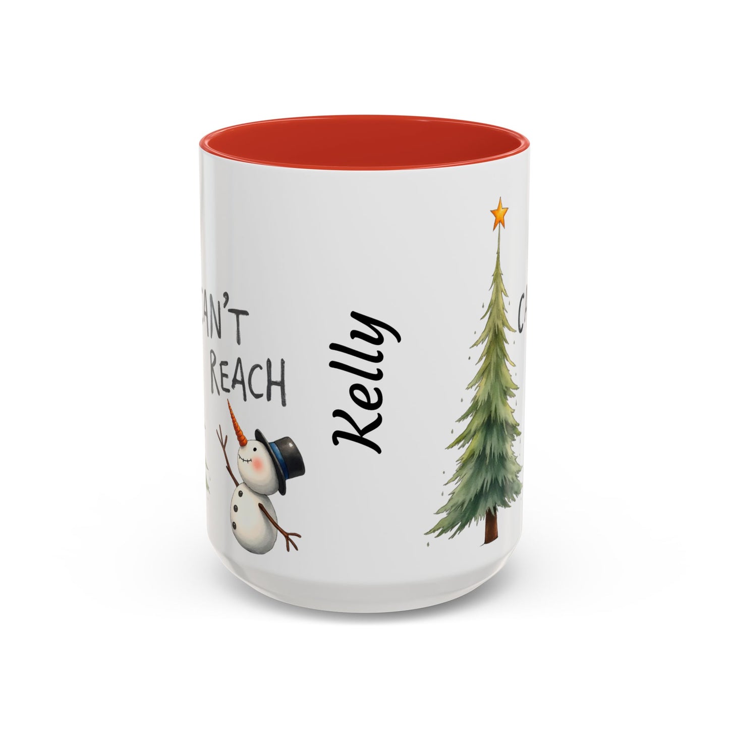 Personalized Holiday Coffee Mug, Cute Snowman Design, Winter Drinkware, Festive Gift, Custom Name Mug, Christmas Day Gift