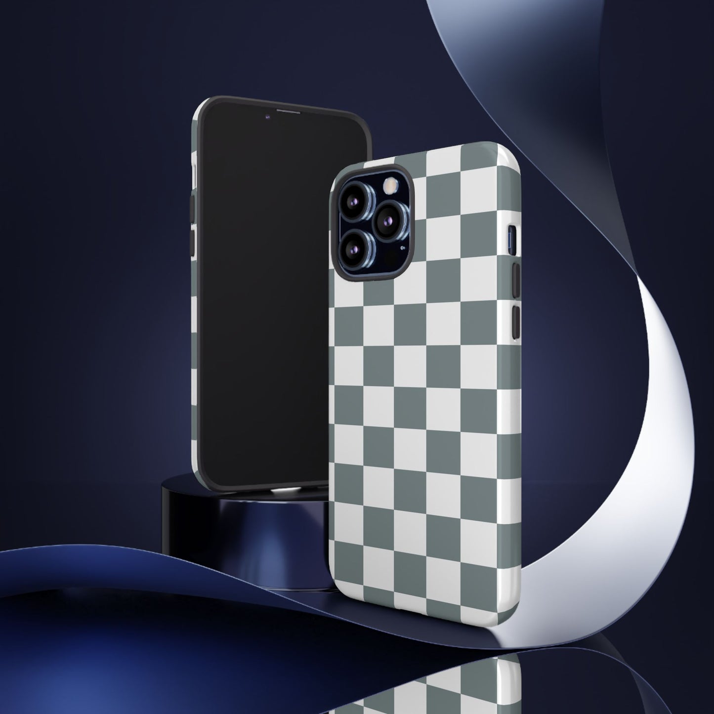 Stylish Checkerboard Phone Case, Durable Phone Cover, Unique Gift, iPhone 17 Pro, 17, 17 Air, 16, 15, 14, 13, 12, 11, X, XR, XS MAX