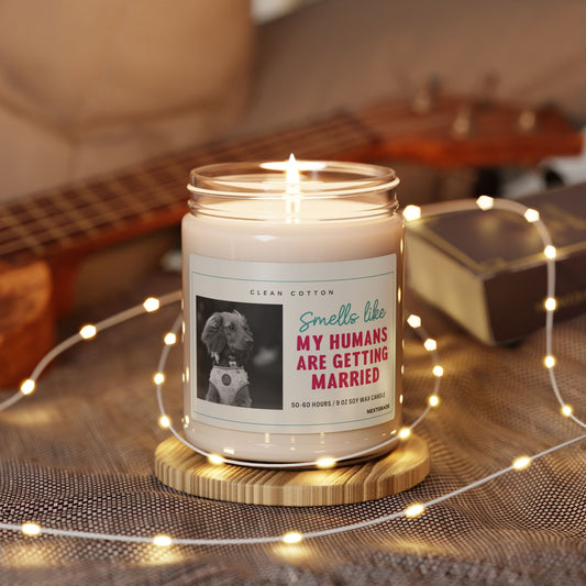Scented Candle, Wedding Favor, Pet Lover Gift, Home Decor, Aromatherapy Gift, Celebratory Fragrance, Engagement Present, Bridal Shower