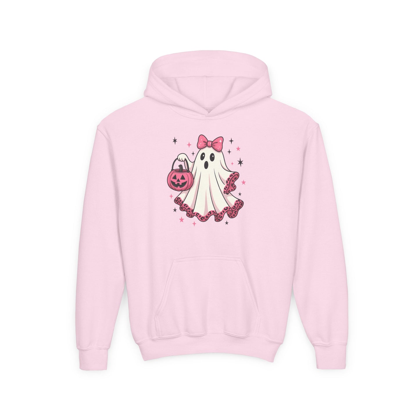 Cute Ghost Halloween Hoodie for Kids, Youth Sweatshirt, Fall Fashion, Trick or Treat Outfit, Ghost Costume
