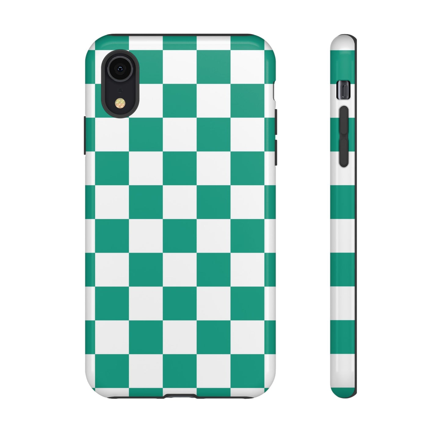 Checkered iPhone Case, Stylish Phone Cover,  Mobile Case For iPhone 17 Pro, 17, 16, 15, 14, 13, 12, 11, X, XR,XS MAX, Chic Gift for Her