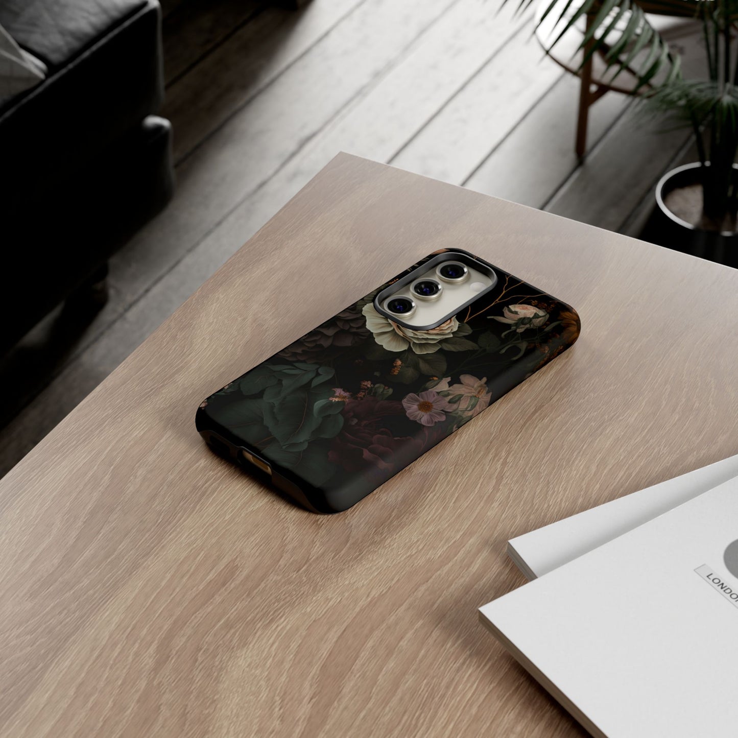 Floral Phone Case For iPhone And Samsung, Tough Cases, Flower Design, Stylish Protection, Gift for Her, Nature Lovers Accessory, Floral Gift