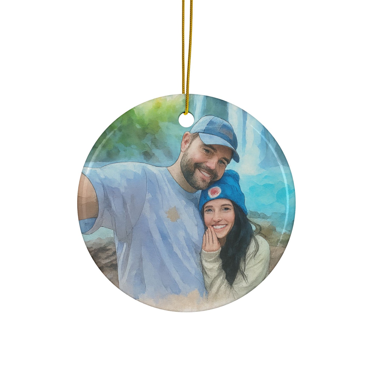 Personalized Couples Christmas Ornament, First Christmas Together Keepsake, New Couple Gift 2025, Gift for Couples, Family Keepsakes