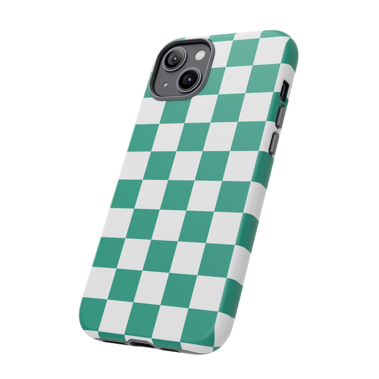 Checkered iPhone Case, Stylish Phone Cover,  Mobile Case For iPhone 17 Pro, 17, 16, 15, 14, 13, 12, 11, X, XR,XS MAX, Chic Gift for Her