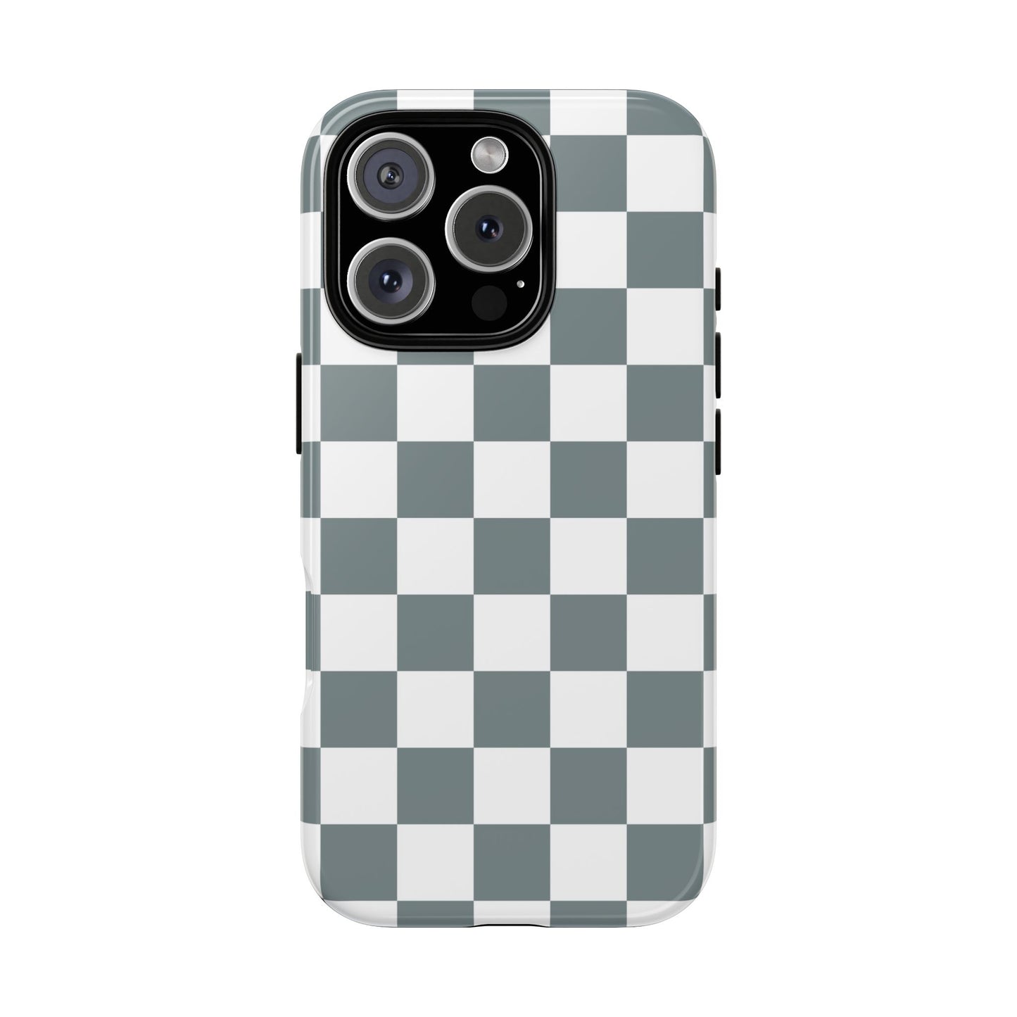 Stylish Checkerboard Phone Case, Durable Phone Cover, Unique Gift, iPhone 17 Pro, 17, 17 Air, 16, 15, 14, 13, 12, 11, X, XR, XS MAX