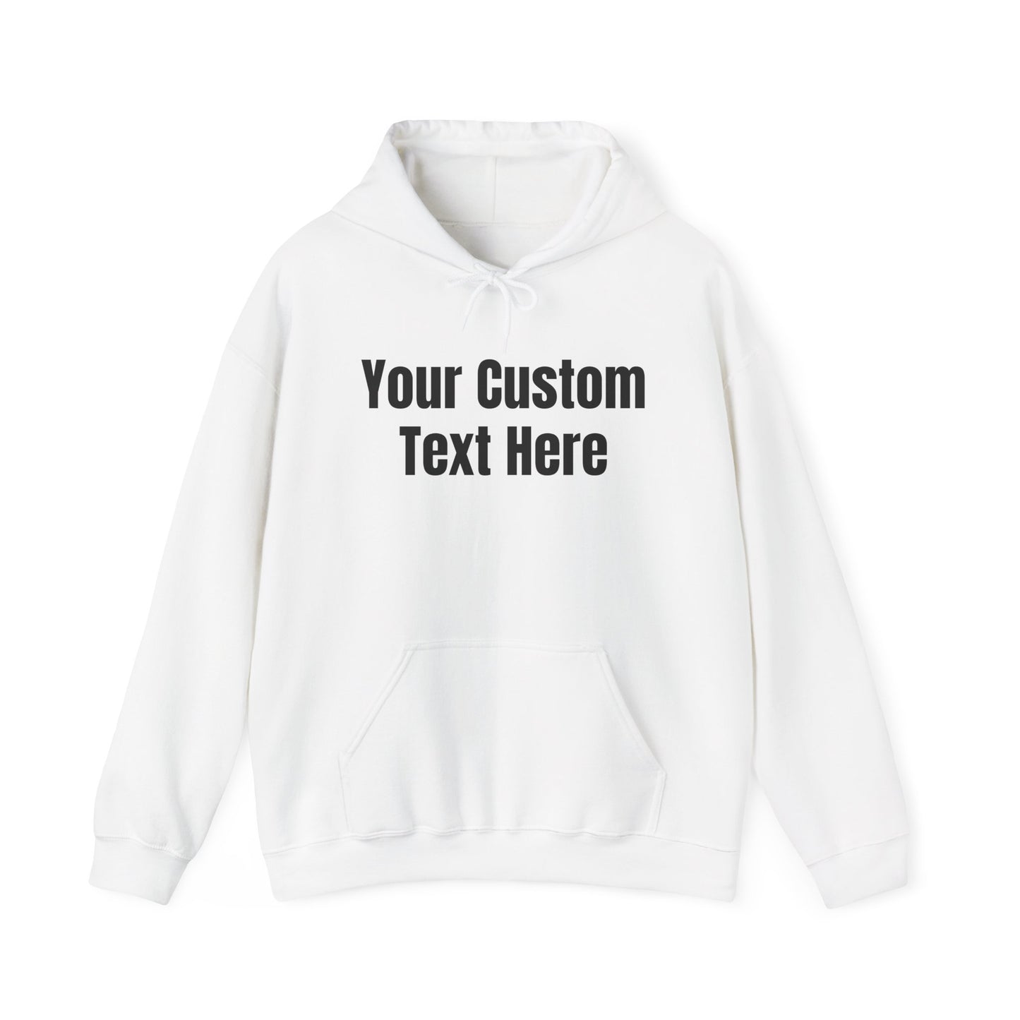 Customizable Hooded Sweatshirt, Personalized Gift, Cozy Hoodie, Custom Text Apparel, Fall Fashion Essential, Perfect for Birthdays