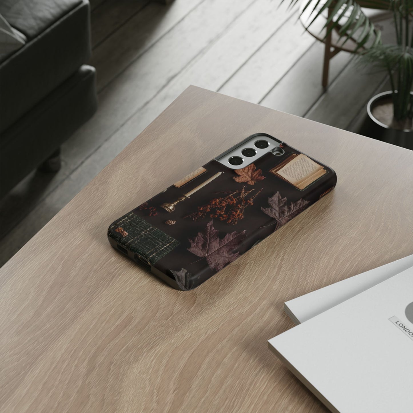 Floral Nature Phone Case, Tough Phone Case for Fall Decor, Phone Case for iPhone and Samsung, Stylish Protective Cover for iPhone
