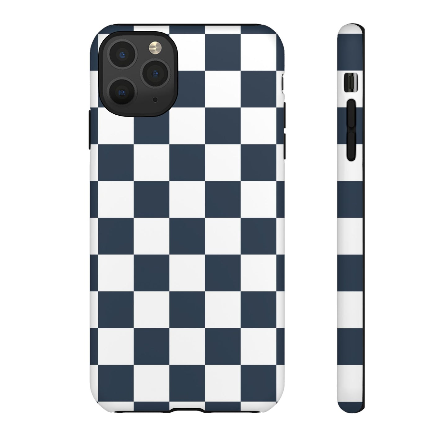 Checkered Pattern iPhone Case, iPhone Cover, Modern iPhone Accessory, Gift for Him, Trendy Mobile Protection