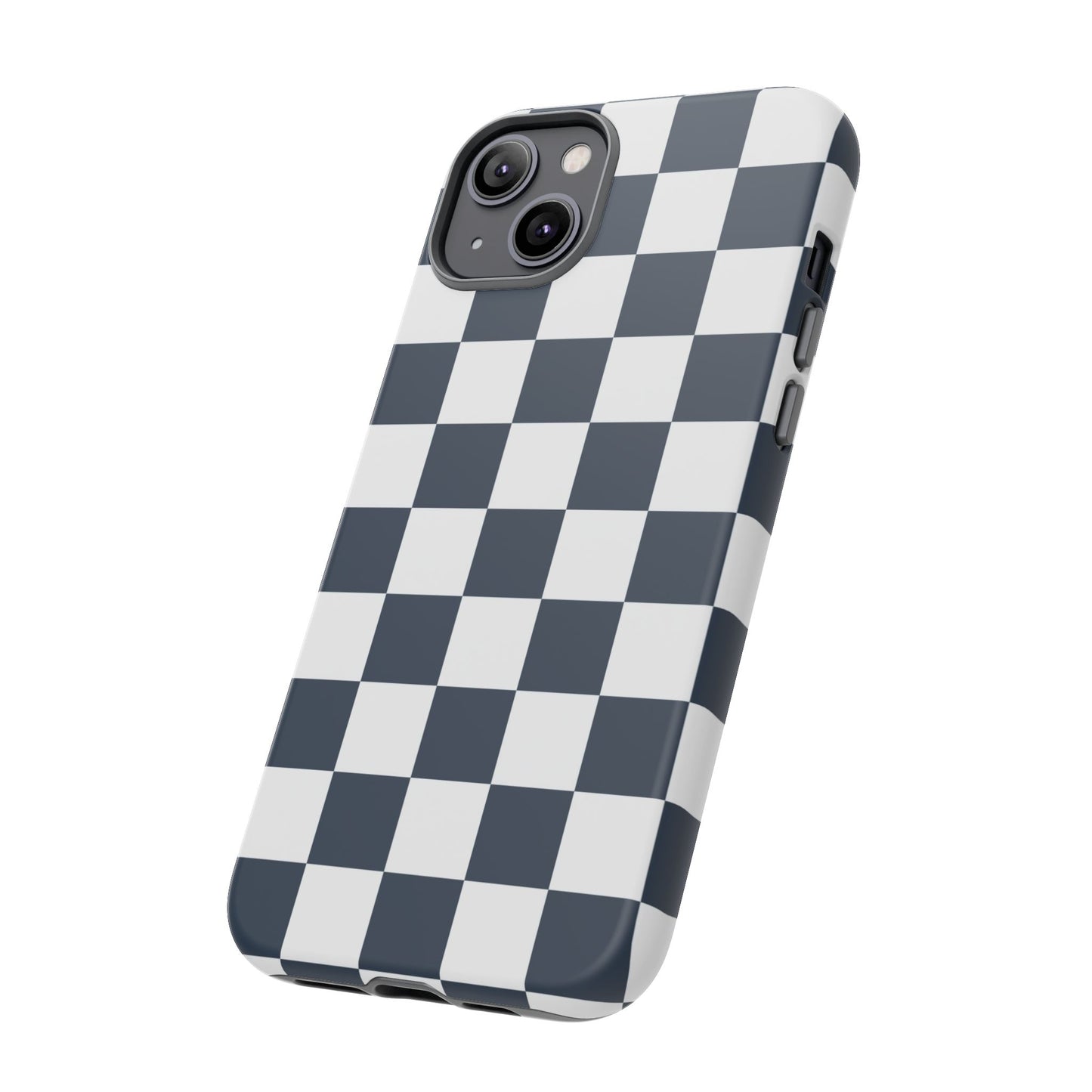 Checkered Pattern iPhone Case, iPhone Cover, Modern iPhone Accessory, Gift for Him, Trendy Mobile Protection