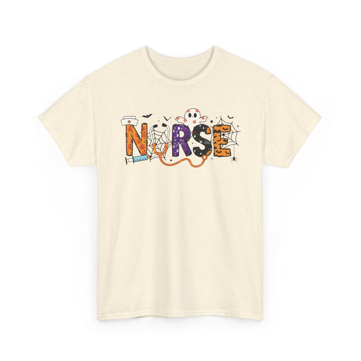 Nurse Graphic Tee, Funny T-Shirt for Nurses, Great Gift for Healthcare Workers, Nursing Student Apparel, Halloween-Themed Nursing Shirt