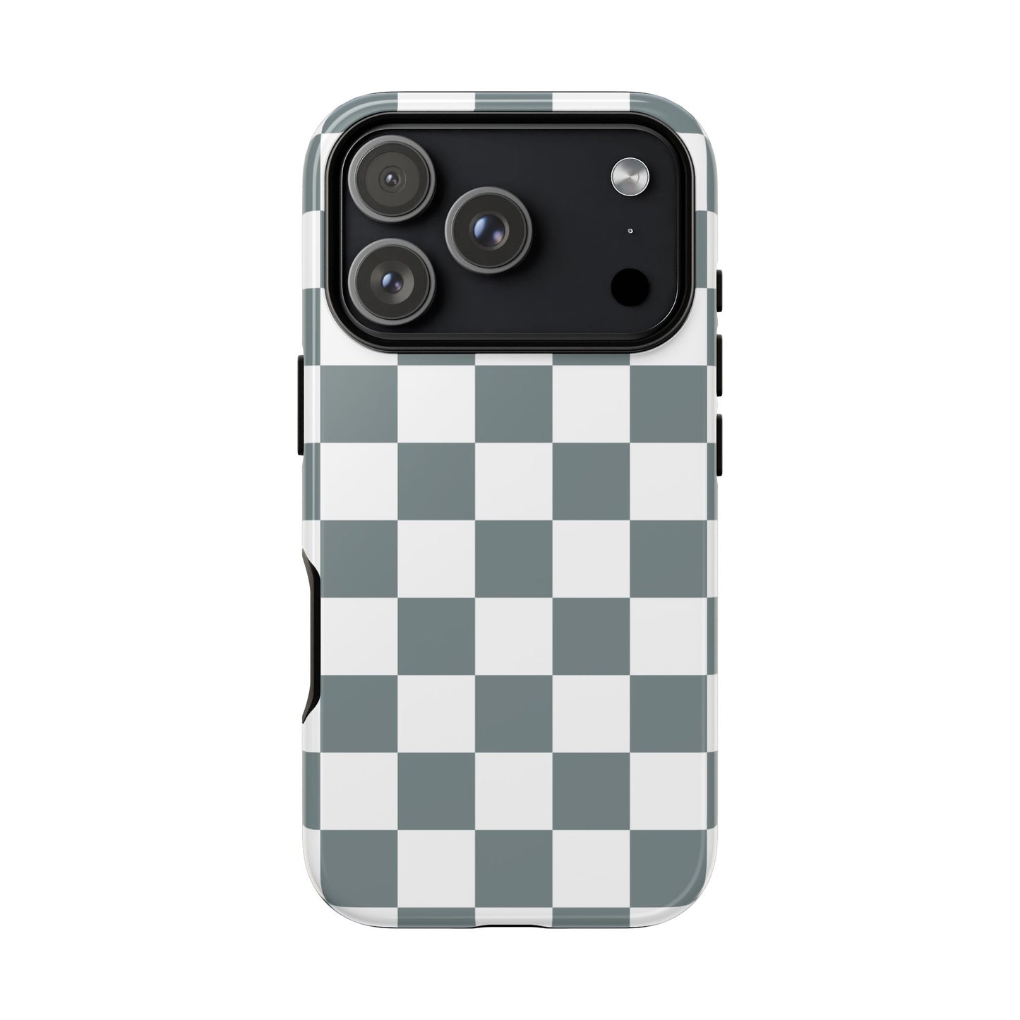 Stylish Checkerboard Phone Case, Durable Phone Cover, Unique Gift, iPhone 17 Pro, 17, 17 Air, 16, 15, 14, 13, 12, 11, X, XR, XS MAX