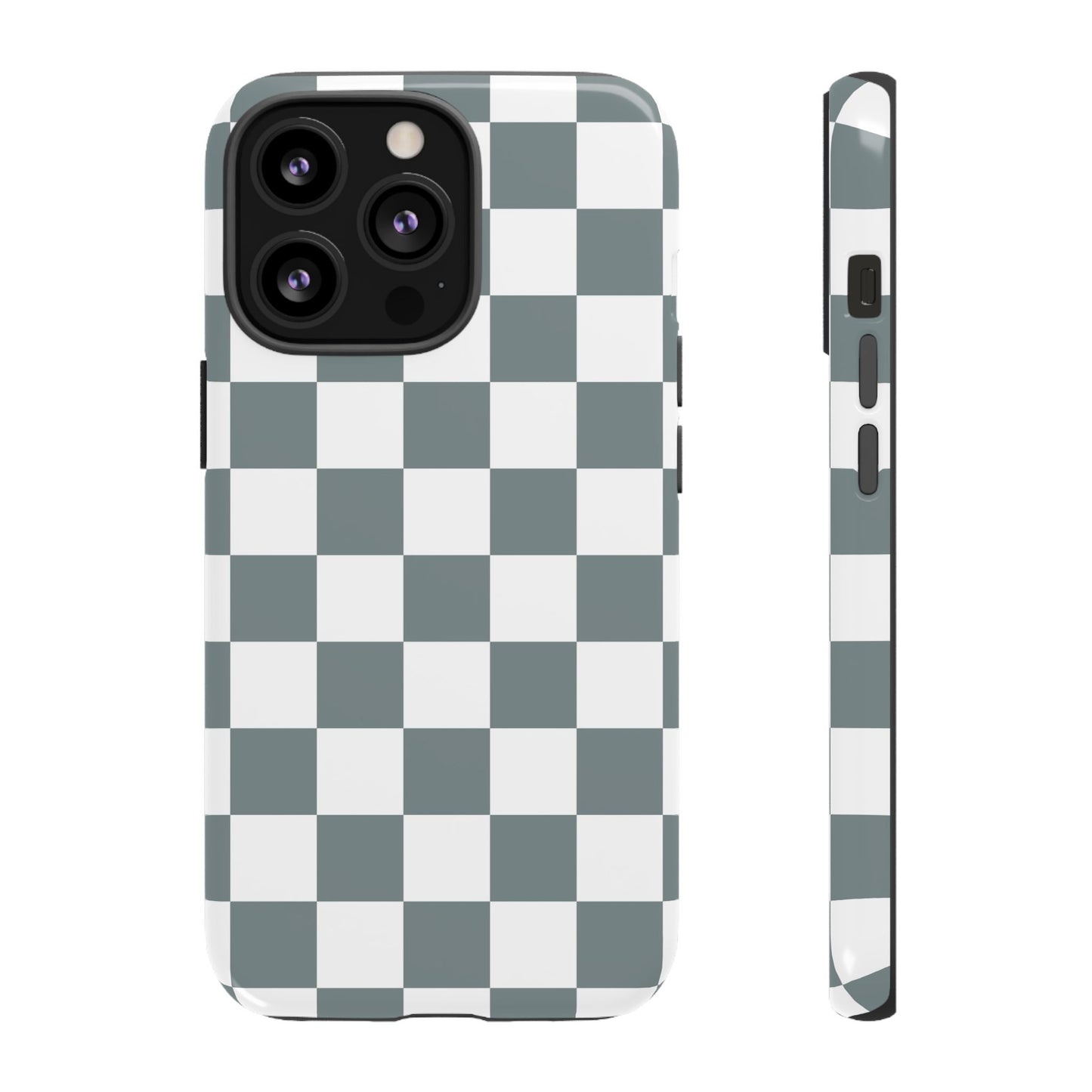 Stylish Checkerboard Phone Case, Durable Phone Cover, Unique Gift, iPhone 17 Pro, 17, 17 Air, 16, 15, 14, 13, 12, 11, X, XR, XS MAX