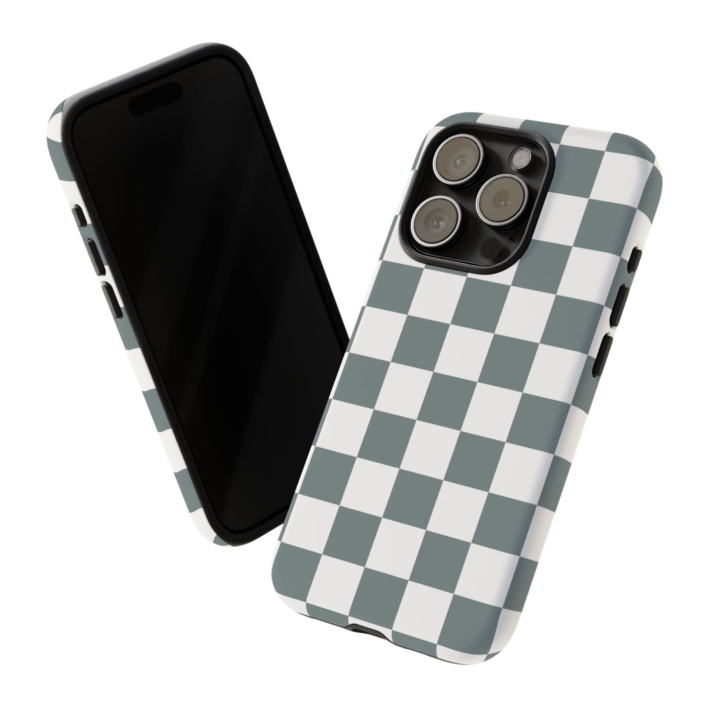 Stylish Checkerboard Phone Case, Durable Phone Cover, Unique Gift, iPhone 17 Pro, 17, 17 Air, 16, 15, 14, 13, 12, 11, X, XR, XS MAX