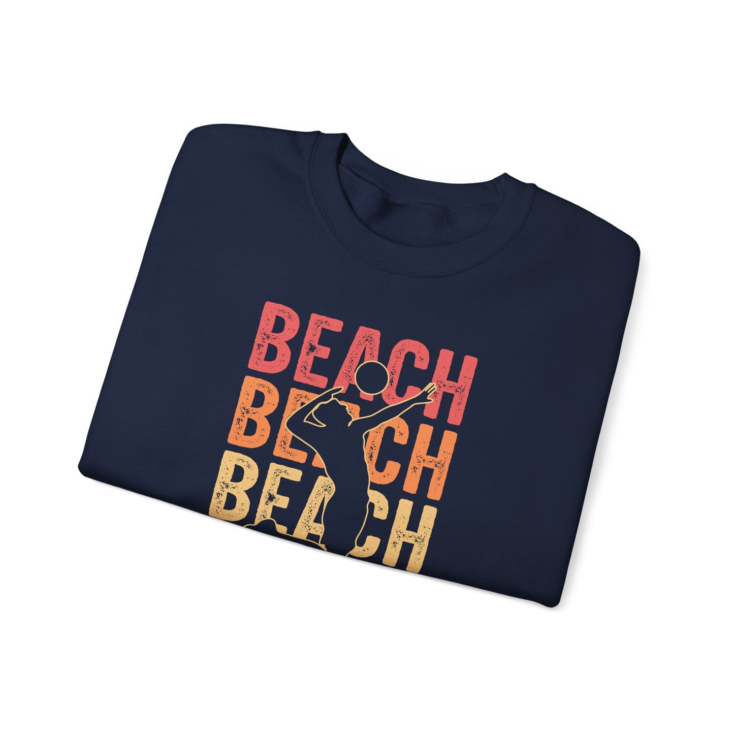 Beach Vibes Unisex Crewneck Sweatshirt - Perfect for Summer Days, Beach Lovers, Vacation, Casual Wear, Gift Idea
