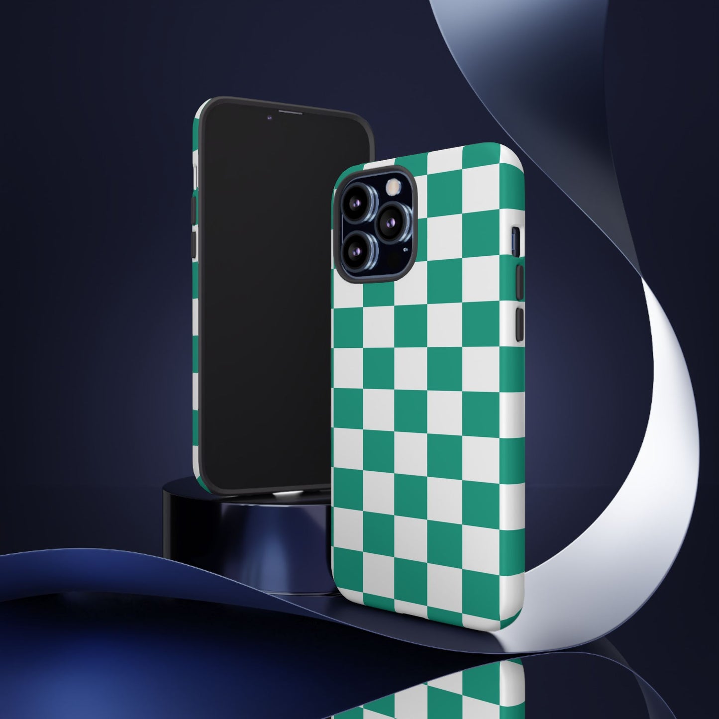 Checkered iPhone Case, Stylish Phone Cover,  Mobile Case For iPhone 17 Pro, 17, 16, 15, 14, 13, 12, 11, X, XR,XS MAX, Chic Gift for Her