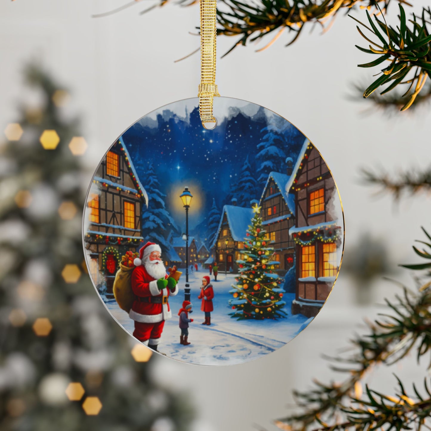Christmas Acrylic Ornaments, Holiday Decor, Tree Decorations Gifts, Winter Wonderland, Festive Keepsakes, Christmas Day Gift