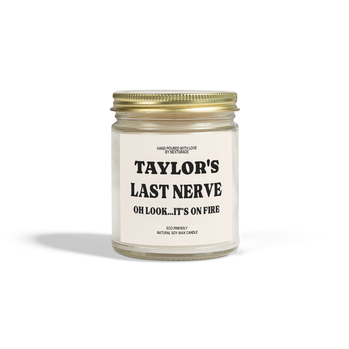 Personalized Scented Candles, Custom Last Nerve Candle, Custom Name Candle, Funny Gift, Personalized Candle Gift, Funny Candle, Birthday