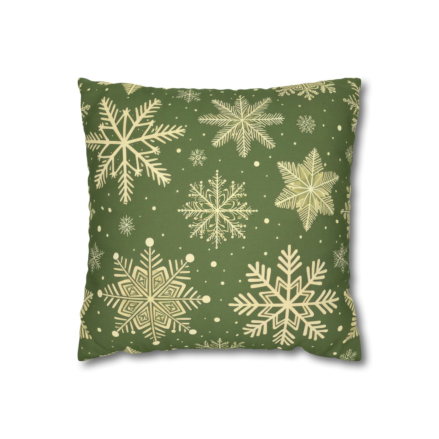 Festive Snowflake Pillowcase, Christmas Decor, Christmas Pillowcase, Cozy Home Accent, Winter Pillow Cover, Seasonal Decoration