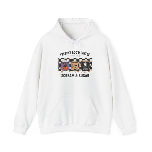Cute Coffee Lover Sweatshirt Hoodie , Cozy Café Apparel, Gift for Barista, Halloween Day Gift, Gift for coffee lover, Winter Apparel