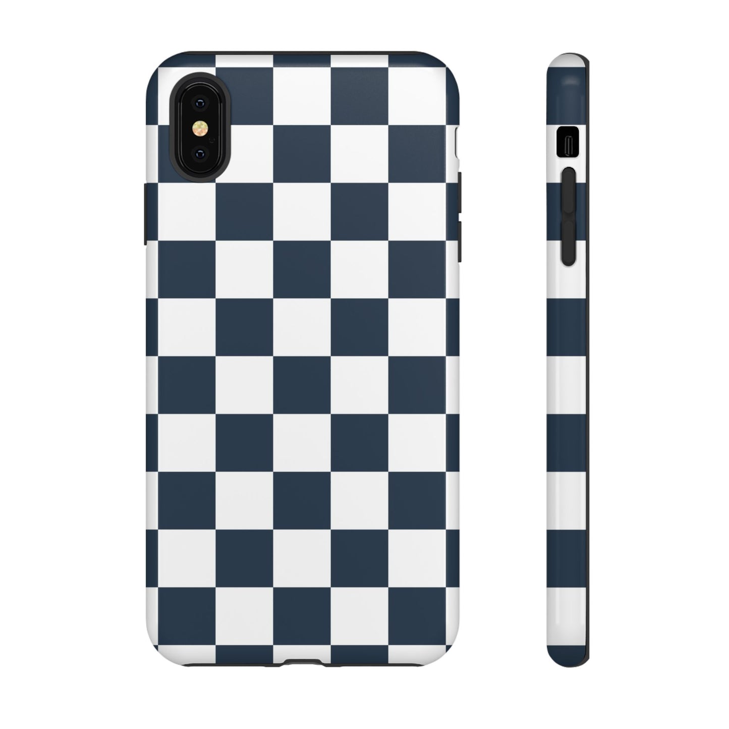 Checkered Pattern iPhone Case, iPhone Cover, Modern iPhone Accessory, Gift for Him, Trendy Mobile Protection