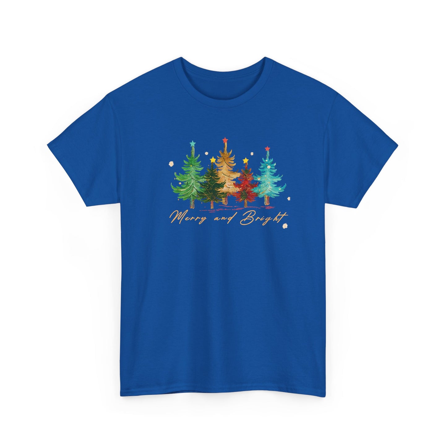 Merry and Bright Trees, Women's Christmas Shirt, Womans Holiday Shirt,Christmas Gift,Chic Winter Shirt,Cute Holiday Tee,Christmas Tree Shirt