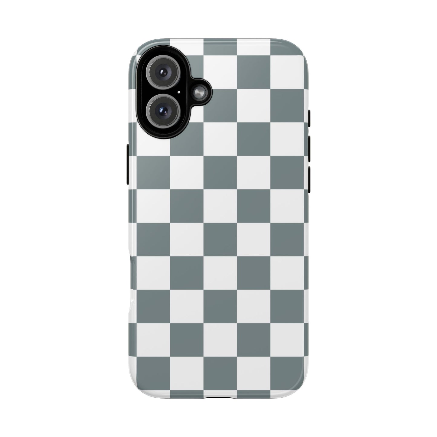 Stylish Checkerboard Phone Case, Durable Phone Cover, Unique Gift, iPhone 17 Pro, 17, 17 Air, 16, 15, 14, 13, 12, 11, X, XR, XS MAX