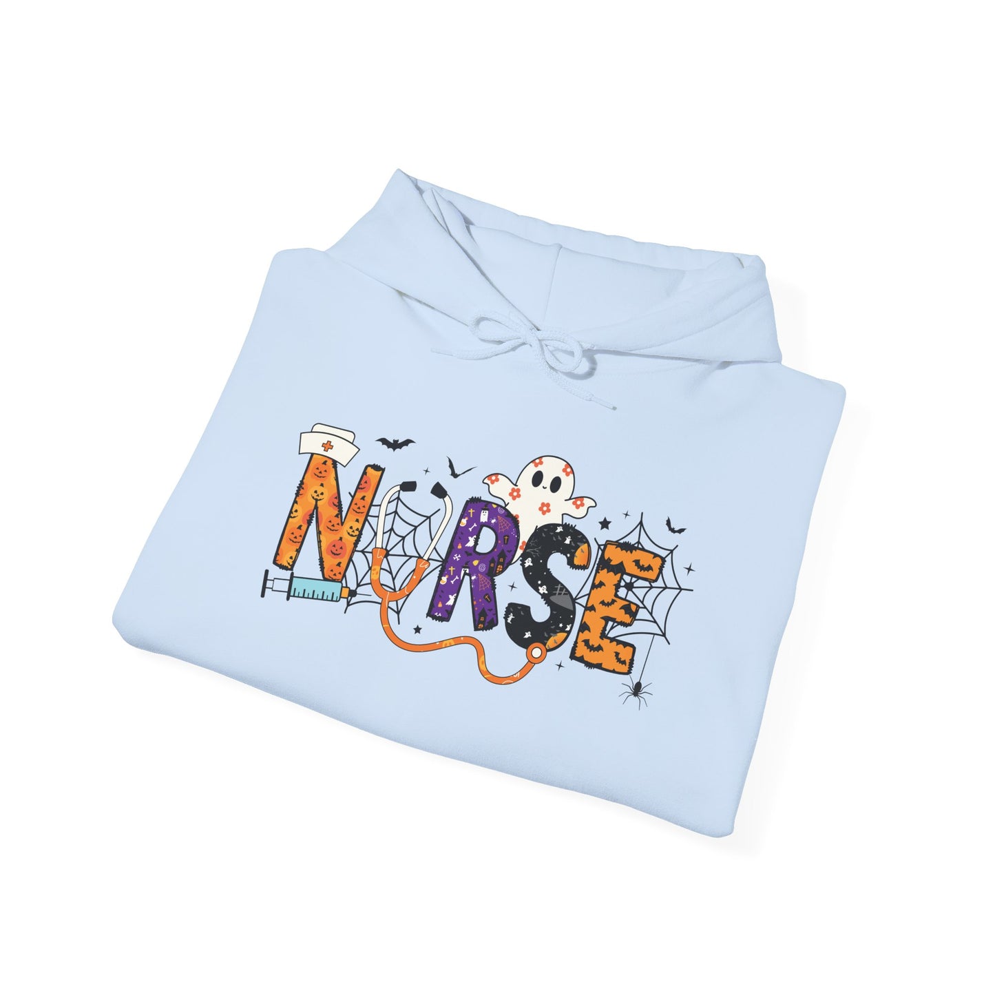 Nurse Themed Hooded Sweatshirt, Cozy Gift for Nurses, Healthcare Apparel, Medical Worker Hoodie, Holiday Gift for Nurses