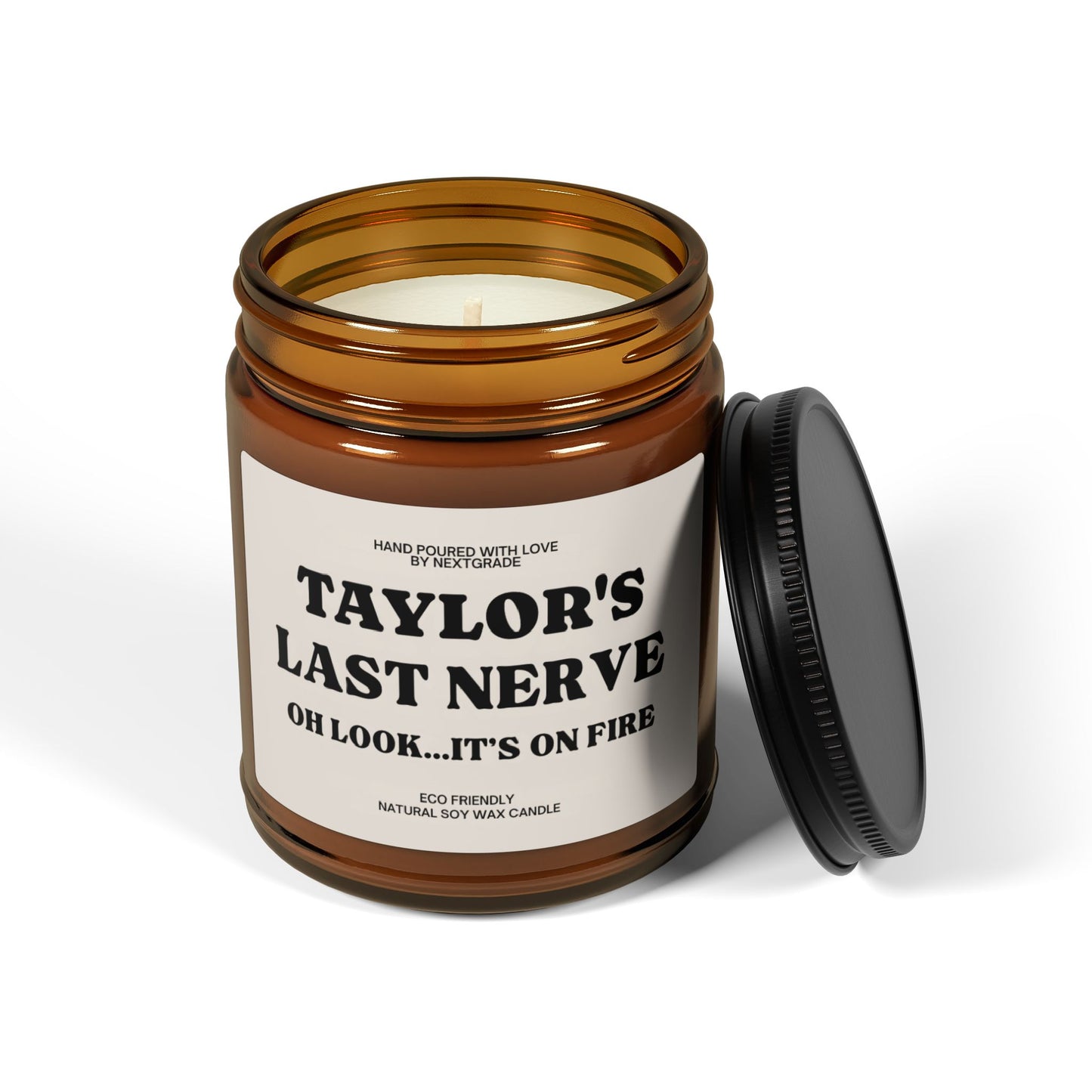 Personalized Last Nerve Scented Candle Custom Last Nerve Scented Soy Candle, Custom Name Candle, Funny Gift, Candle Gift, Funny Candle,