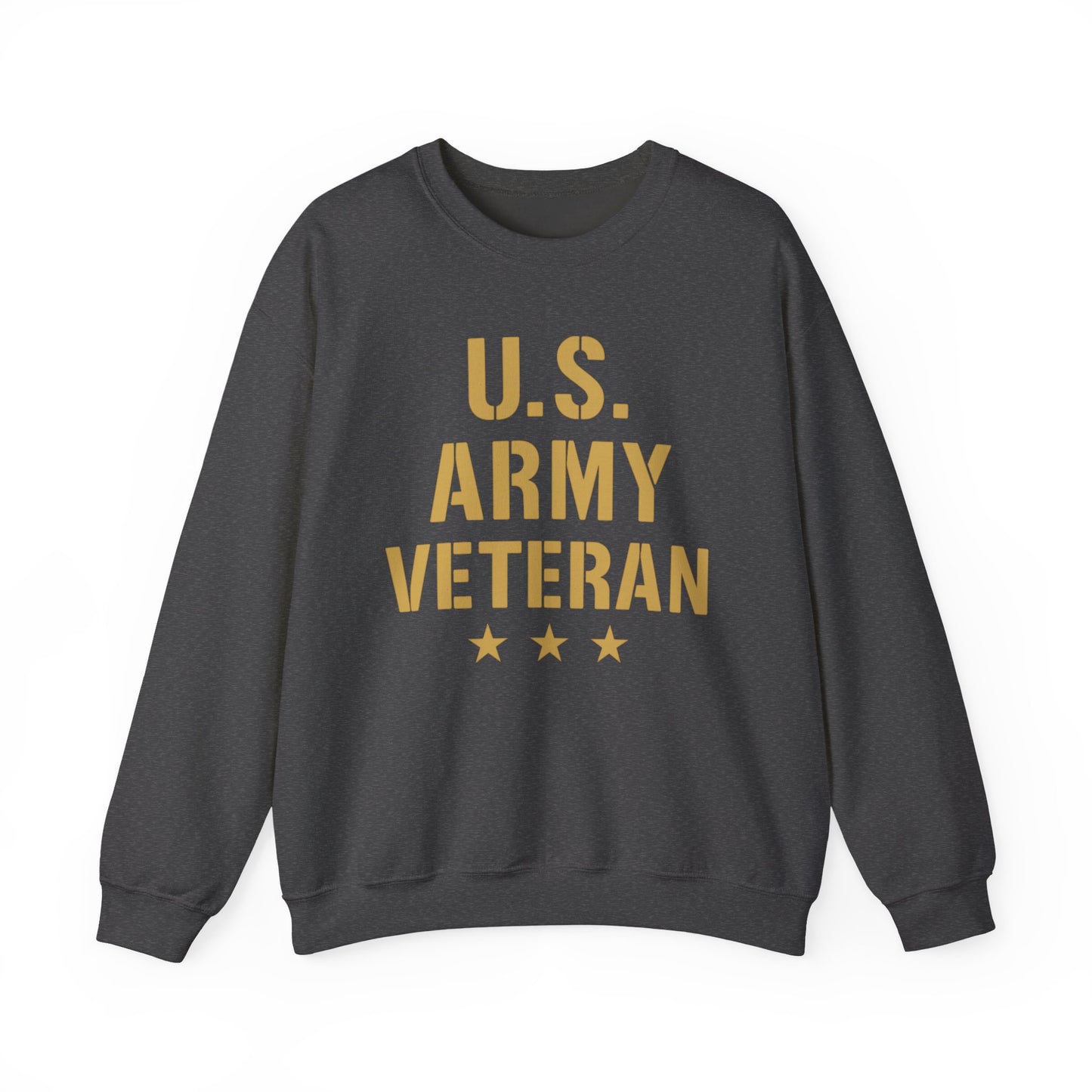 U.S. Army Veteran Crewneck Sweatshirt, Military Tribute Gift, Veteran Appreciation, Unisex Casual Wear, Cozy Sweatshirt