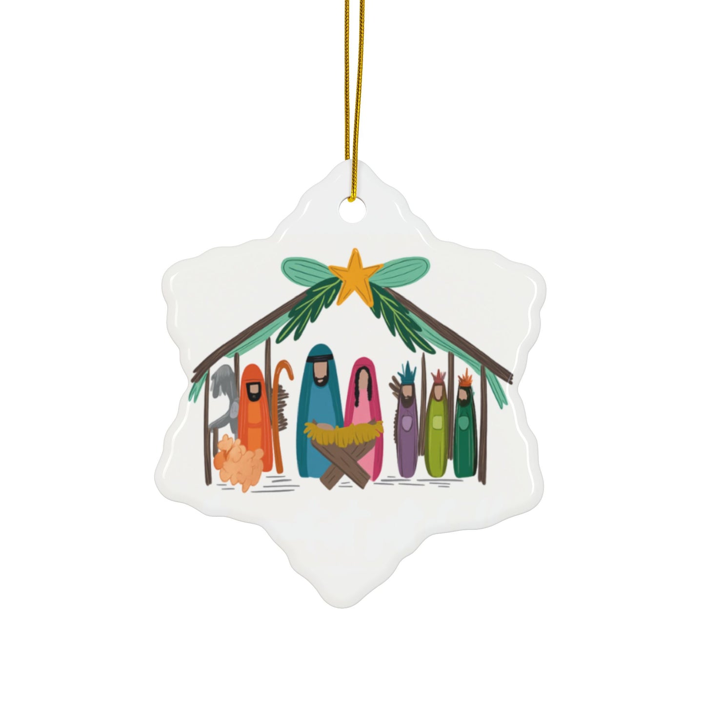 Personalized Ceramic Christmas Ornaments, Nostalgic Holiday Decorations, Perfect Gift for Family, Ideal for Tree Decor
