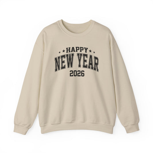 Happy New Year 2026 Sweatshirt Comfy and Stylish 2026 New Year Celebration Top | New Year Tee | Christmas Sweatshirt