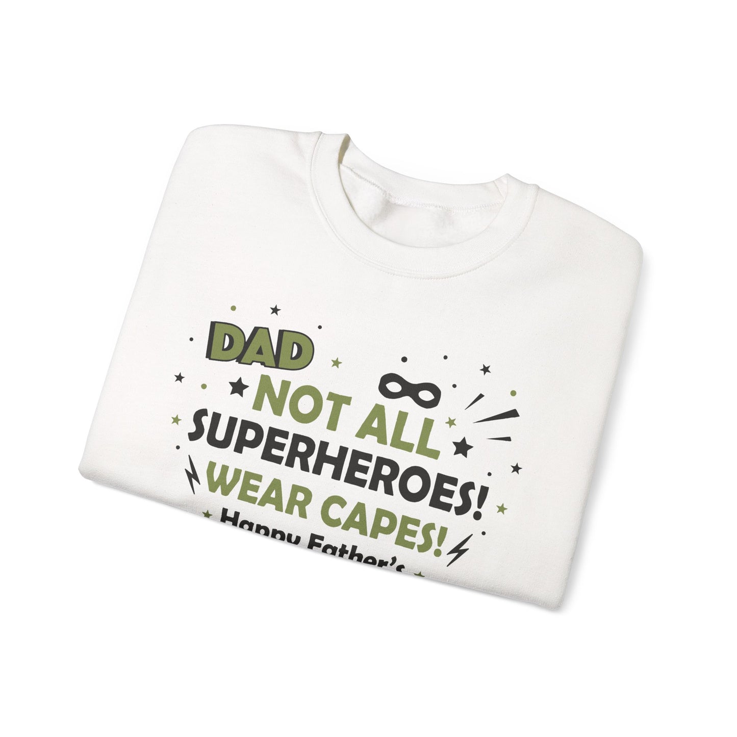 Dad Superhero Sweatshirt, Heavy Blend Crewneck, Perfect Father's Day Gift, Casual Lounge Wear, Cozy Birthday Present