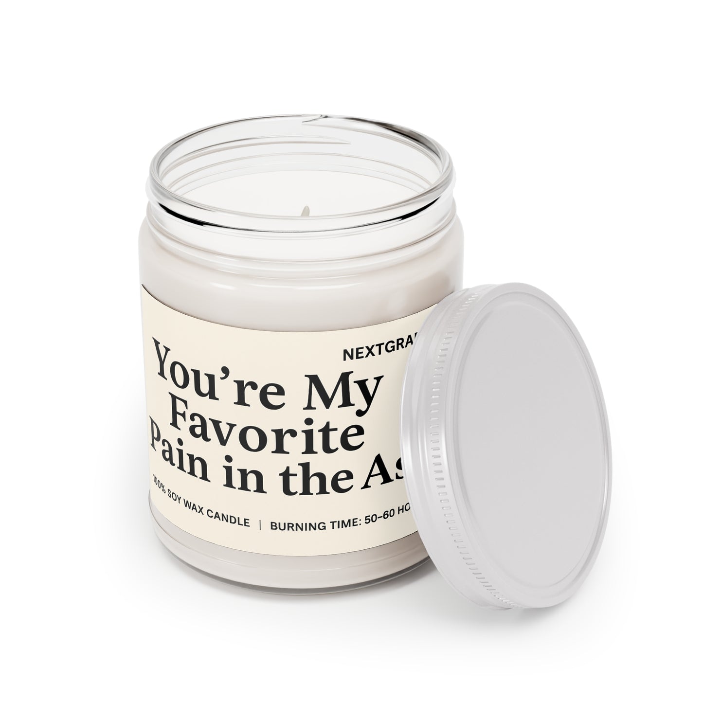 Funny Scented Candles, Gift For Partner, You're My Favorite Pain, Gift for Friends, Funny Home Decor, Soy Wax Candle