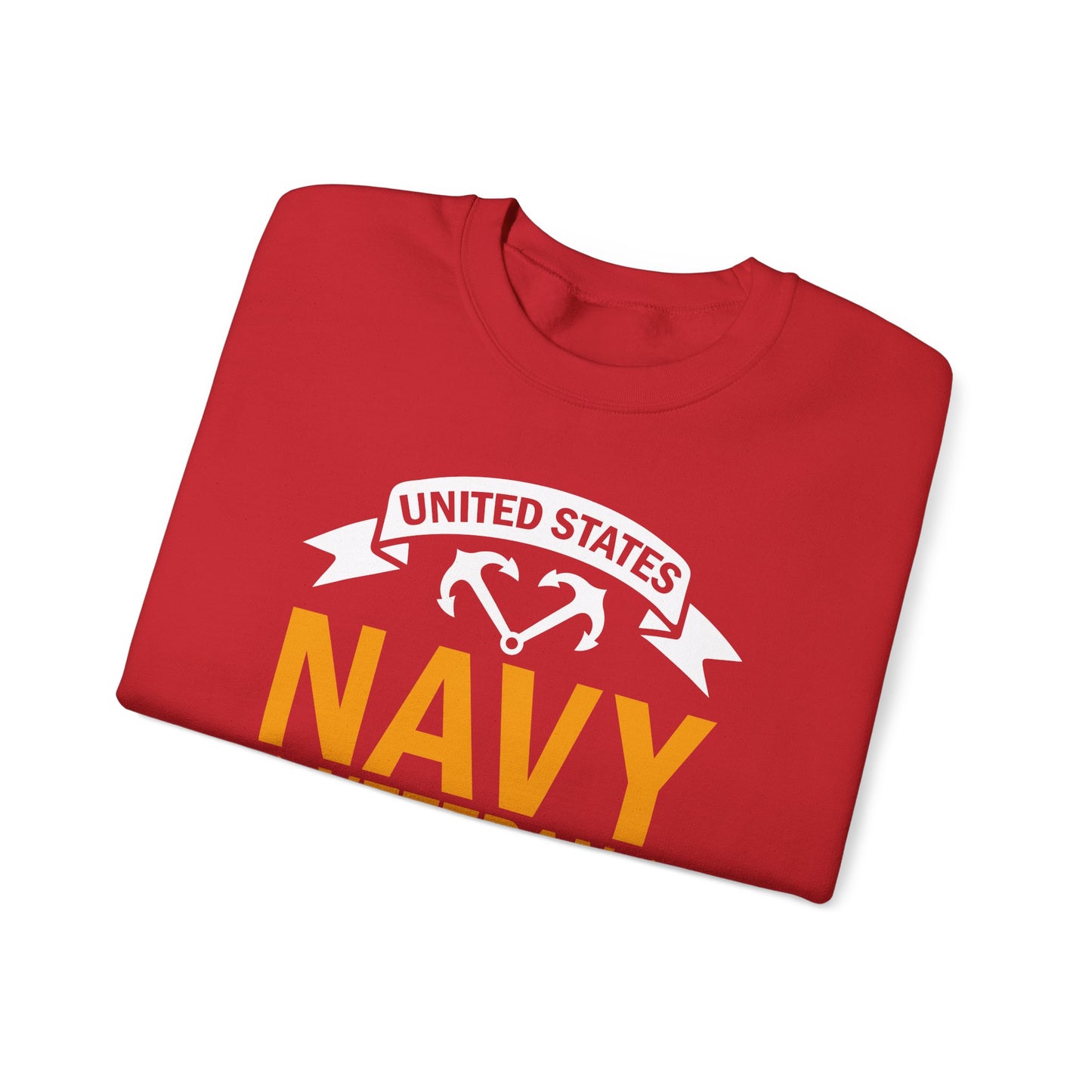 Navy Veteran Crewneck Sweatshirt, Military Pride Sweater,  Gift for Veterans, Retirement Gift, Casual Comfort Wear, Gift for mom