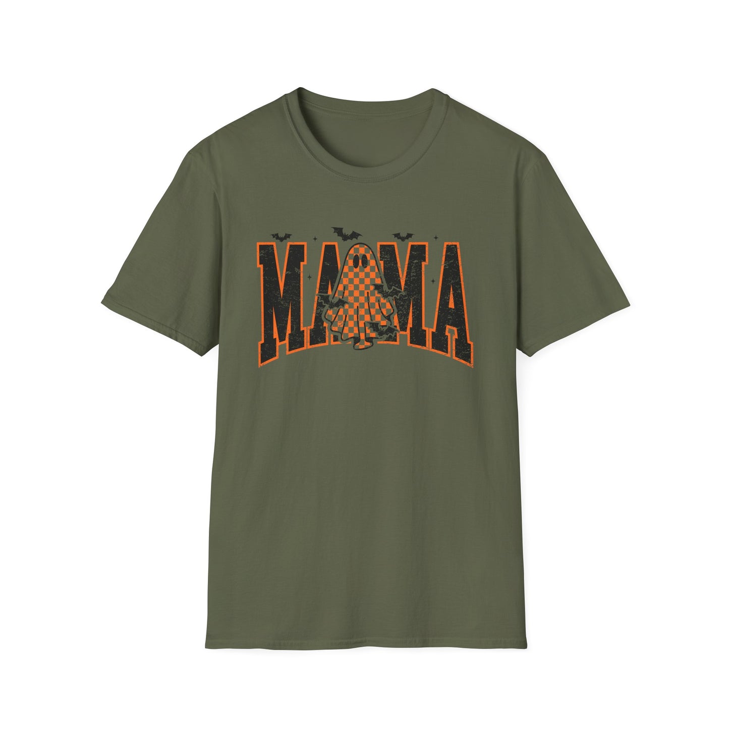 Mama Ghost Graphic T-Shirt, Halloween T-Shirt, Halloween Shirt, Casual Wear, Gift for Mom, Cute Tee for Fall