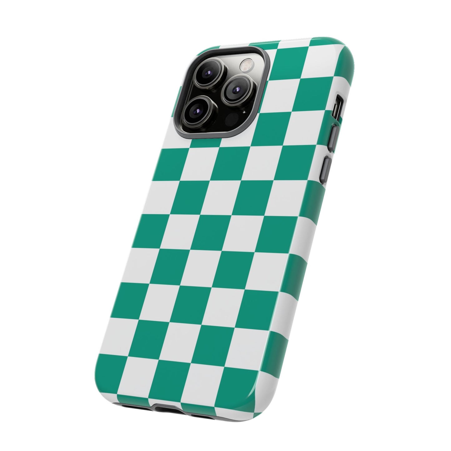 Checkered iPhone Case, Stylish Phone Cover,  Mobile Case For iPhone 17 Pro, 17, 16, 15, 14, 13, 12, 11, X, XR,XS MAX, Chic Gift for Her