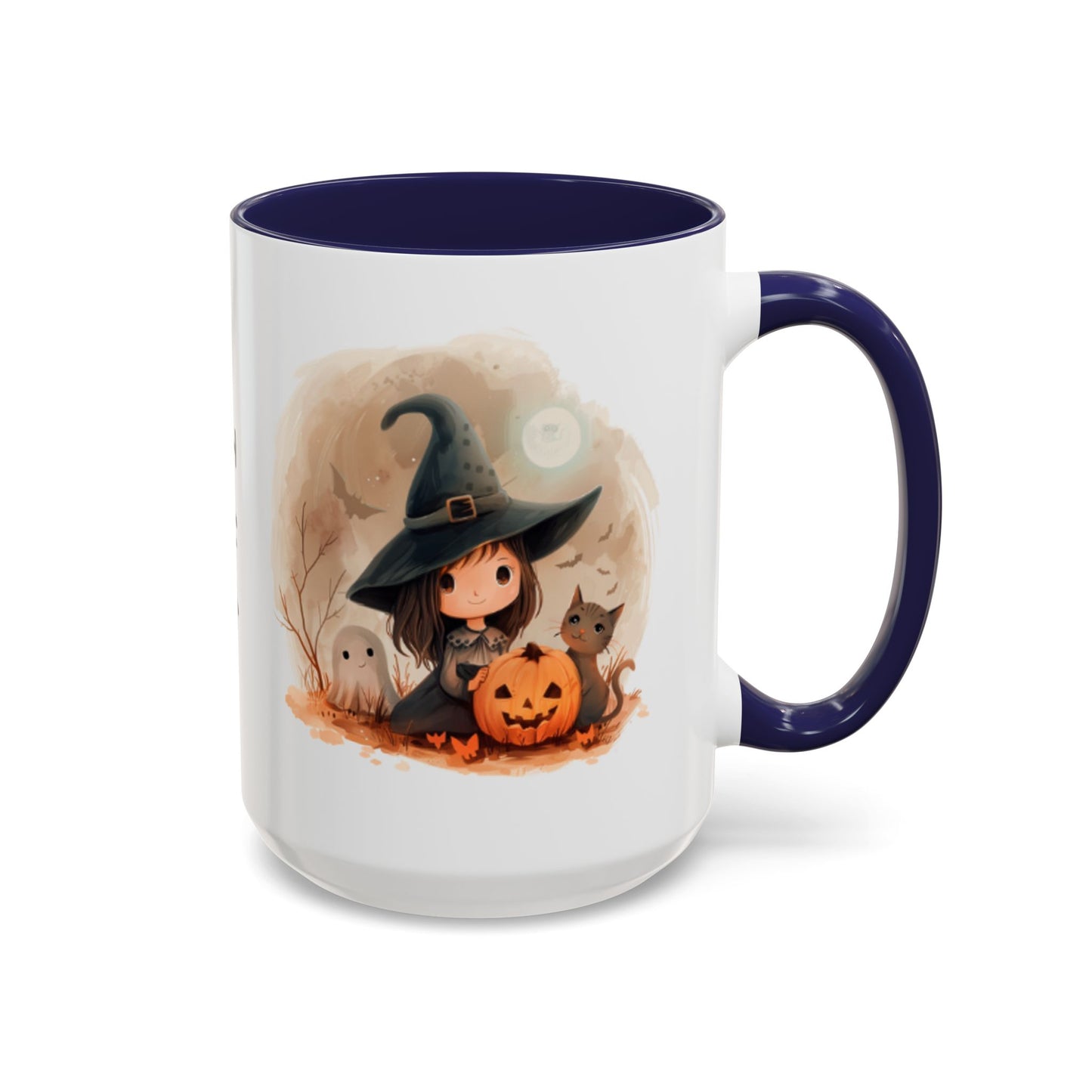 Personalized Witch Coffee Mug, Personalized Halloween Mug, Cute Witch Gift, Fall Decor, Coffee Cup for Kids