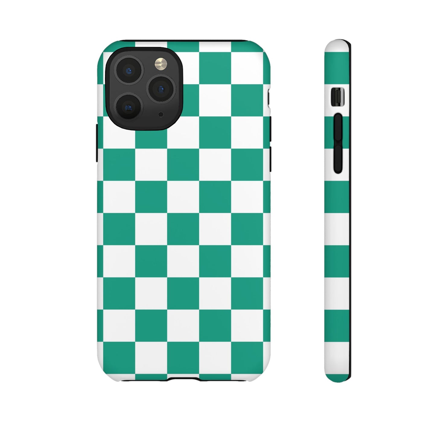 Checkered iPhone Case, Stylish Phone Cover,  Mobile Case For iPhone 17 Pro, 17, 16, 15, 14, 13, 12, 11, X, XR,XS MAX, Chic Gift for Her