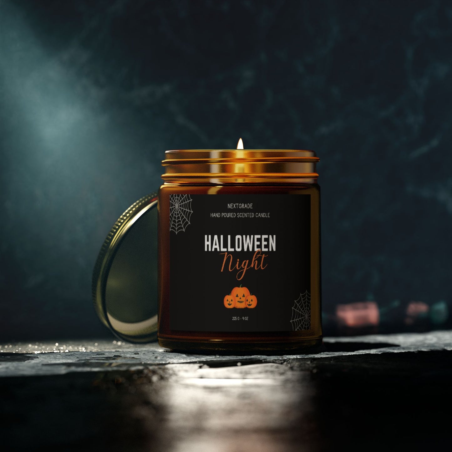 Halloween Night Scented Candles, Halloween Candles Scented, Spooky Candles - Gothic Décor Decorations - Halloween Gifts for Women, Men