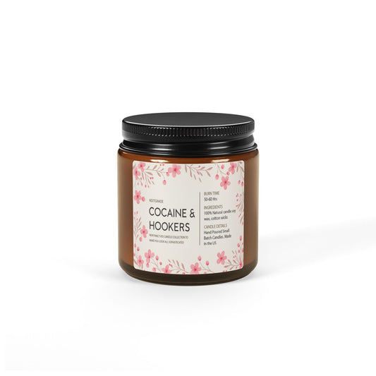 Scented Soy Candle, Smells Like Cocaine & Hookers, Funny Candle Gift, Funny Gift For Birthday, Best Friend Birthday Gift, Soy Candle