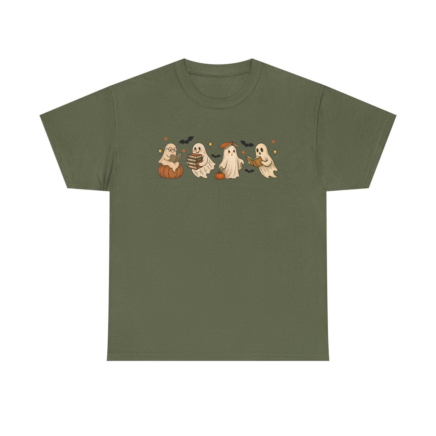 Halloween Ghost Unisex Tee, Halloween Tshirt, Fall T-Shirt, Spooky Shirt, Halloween Costume, Casual Wear