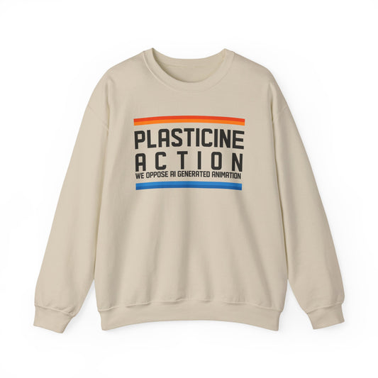 PLASTICINE ACTION  Sweatshirt, Sava Gaza, Perfect Gift for Animation Enthusiasts, Casual Wear, Unique Statement