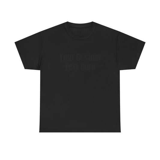 Customizable Heavy Cotton Tee - Perfect for Gifts, Events, Casual Wear, Team Outfits, Celebrations, Perfect Gift for Birthdays