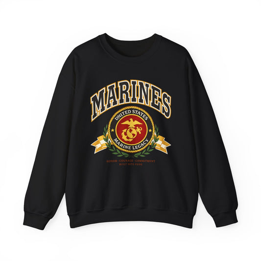 Vintage 90s USMC United States Marine Corps Sweatshirt, Marine Corps SHirt, Marine Corps Hoodie, USMC Shirt, Marine Corps Fan SHirt