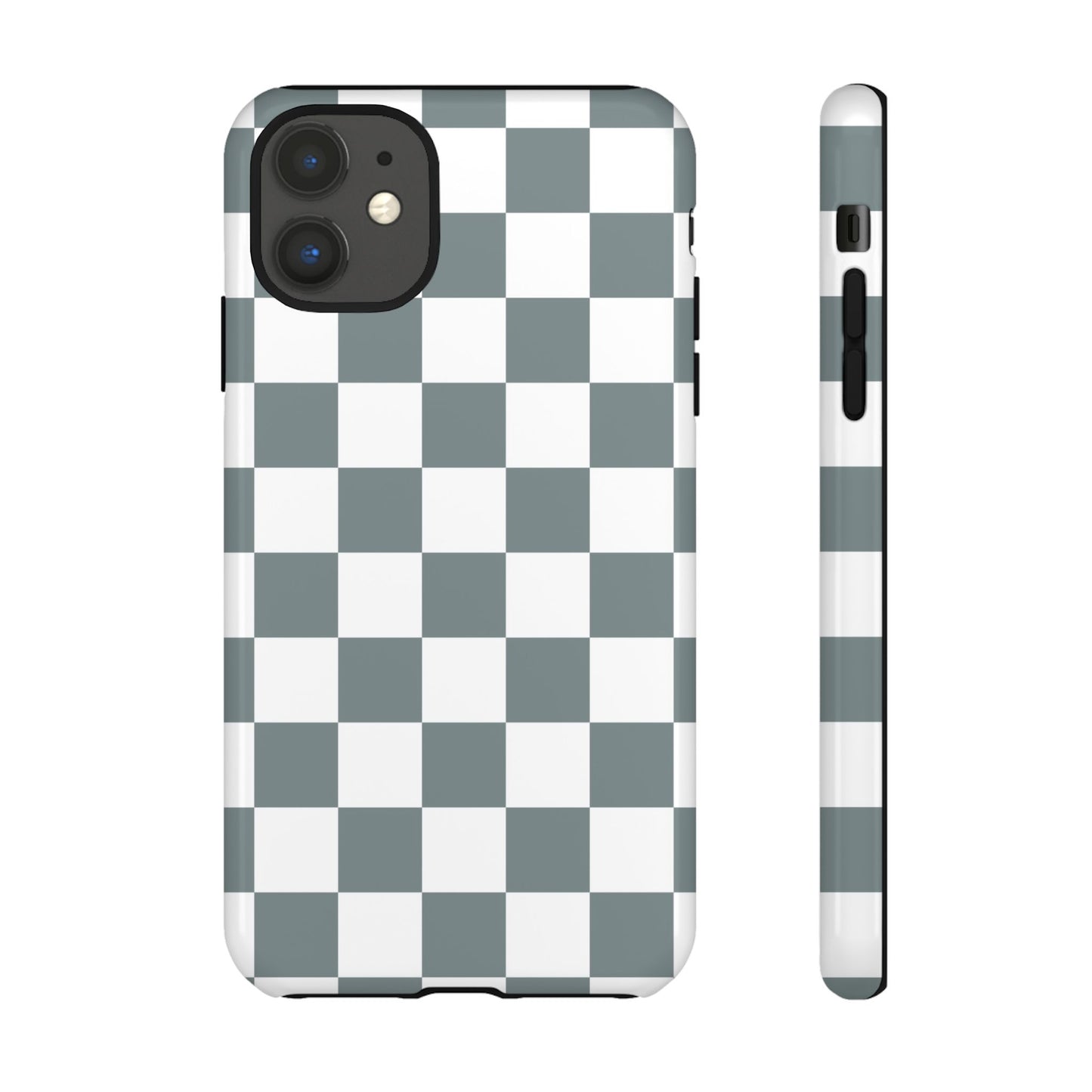 Stylish Checkerboard Phone Case, Durable Phone Cover, Unique Gift, iPhone 17 Pro, 17, 17 Air, 16, 15, 14, 13, 12, 11, X, XR, XS MAX