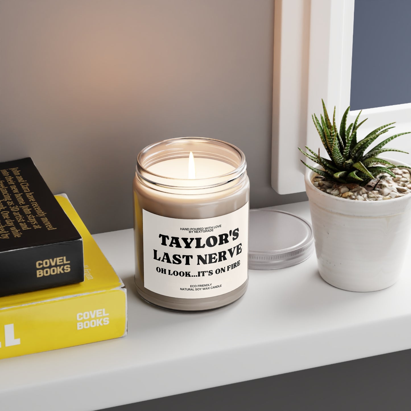 Personalized Funny Scented Candle, Gifts for Friend, Eco-Friendly Candle, Relaxation Decor, Last Nerve Candle, Housewarming Gift