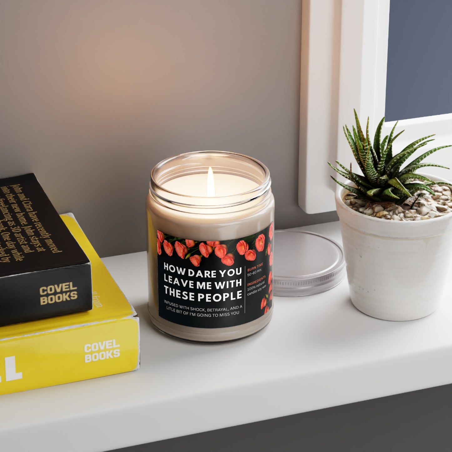Coworker Leaving Gift Candle, Funny Soy Wax Candle 9oz, How Dare You Leave Me With These People, Goodbye, Farewell Present
