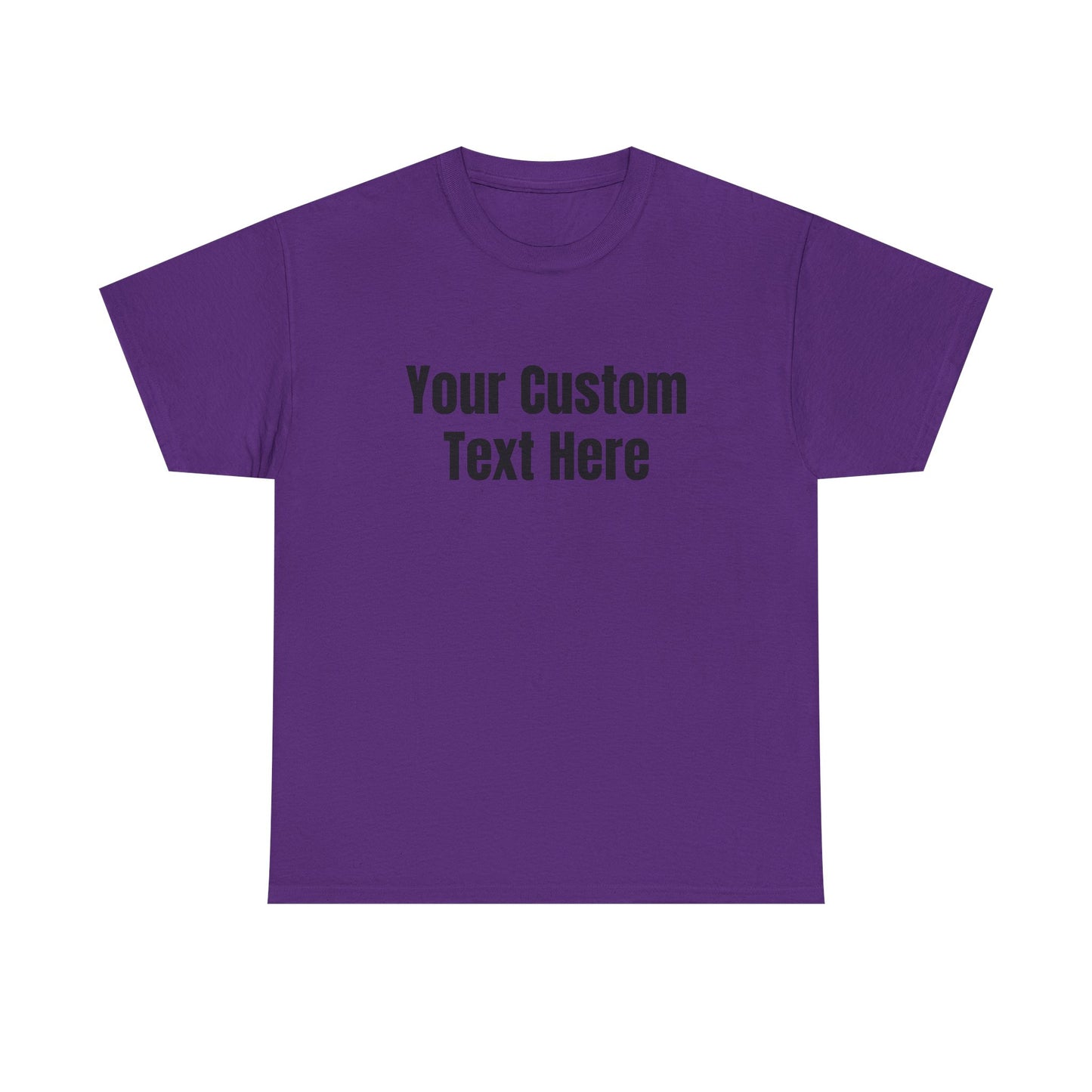 Customizable Heavy Cotton Tee - Perfect for Gifts, Events, Casual Wear, Team Outfits, Celebrations, Perfect Gift for Birthdays
