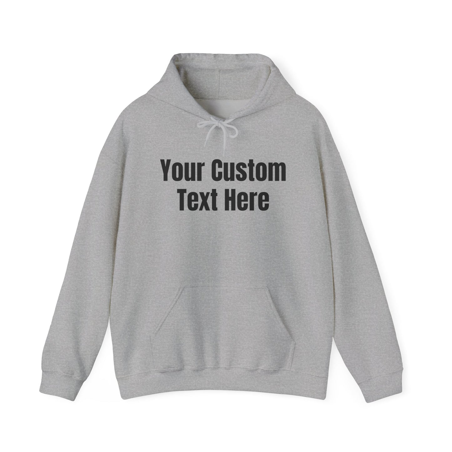 Customizable Hooded Sweatshirt, Personalized Gift, Cozy Hoodie, Custom Text Apparel, Fall Fashion Essential, Perfect for Birthdays